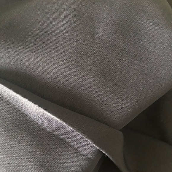 SHEIN V-Neck Roll Up Sleeve Dip Hem Blouse - Picture 6 of 6